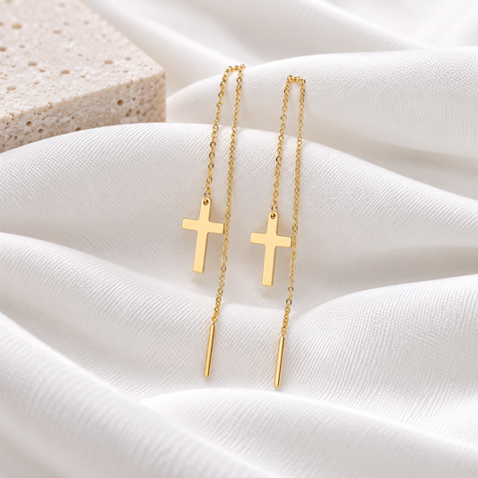 Pendientes Cruz de Luz